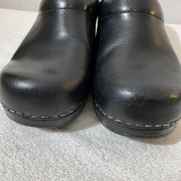 Dansko Cabrio Black Clogs Womens 36 USA 5.5-6 Nursing Shoes - Picture 4 of 9